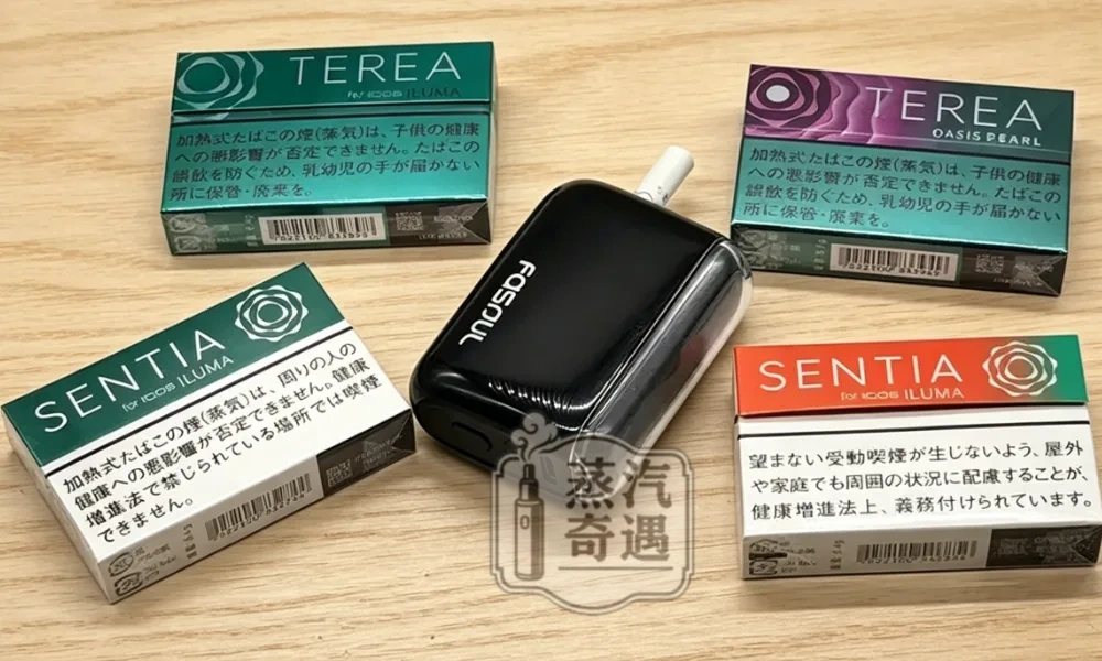 Fasoul Q1 二回機黑色現貨|TEREA一彈兩抽|商務質感款3D環繞加熱・LCD螢幕・15支續航 上班族推薦輕巧便攜